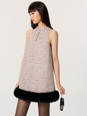 Qipao Collar Sleeveless Dress