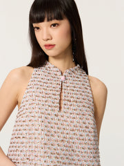 Qipao Collar Sleeveless Dress