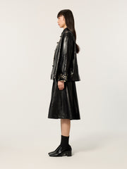 Embroidered Mandarin Collar Tang suit