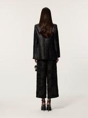 Mo Lan Dangling Bead Chinese-style V-neck Split Jacket