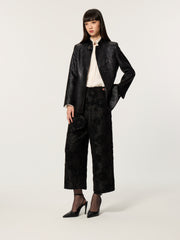 Mo Lan Dangling Bead Chinese-style V-neck Split Jacket