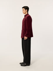 Zhu Yin - Chinese style stand-up collar coat