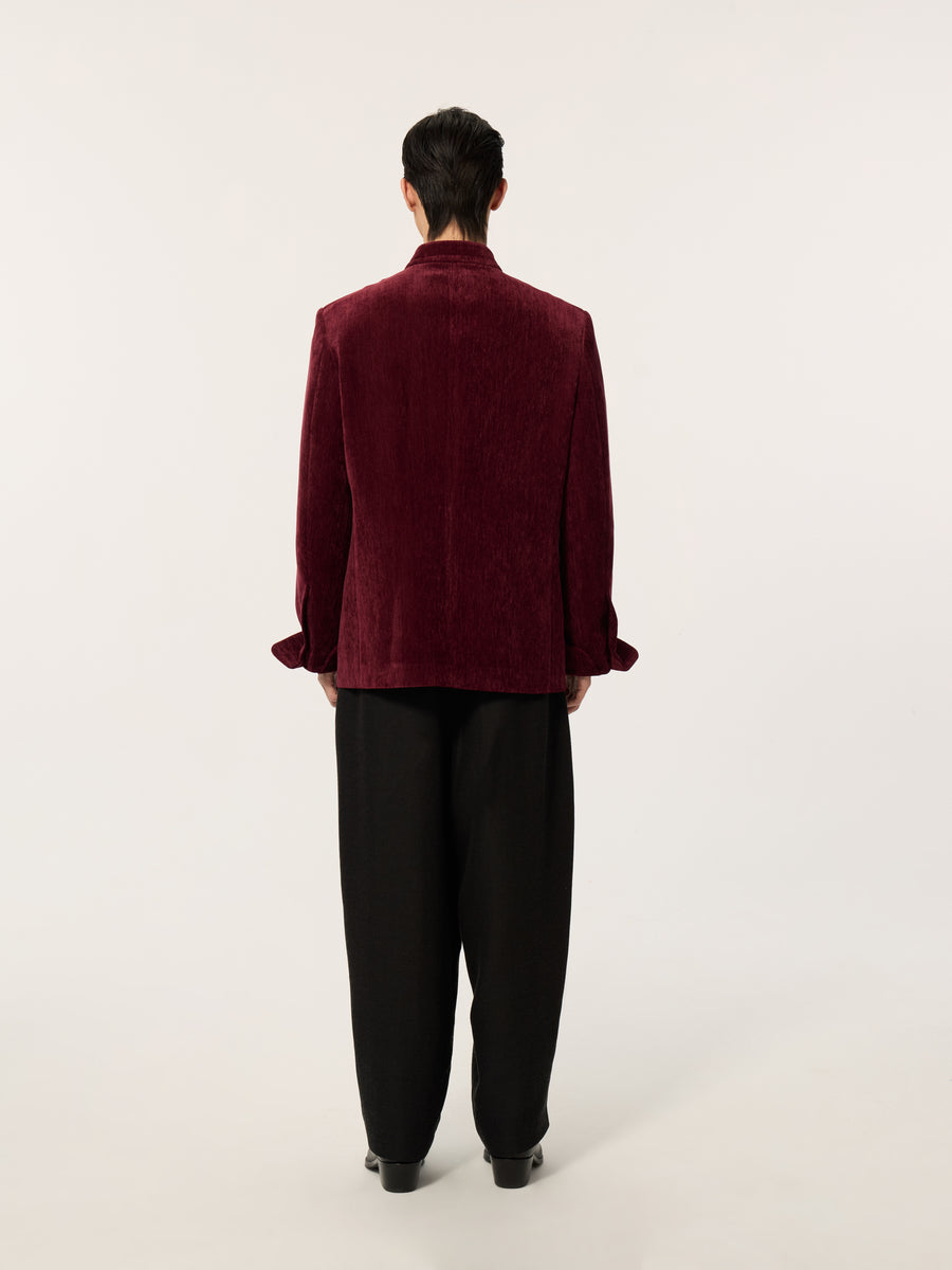 Zhu Yin - Chinese style stand-up collar coat
