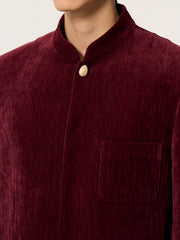 Zhu Yin - Chinese style stand-up collar coat