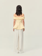 Off shoulder top with bow